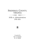 Bild: Frederick County, Virginia, Wills & Administrations, 1795-1816 - Genealogical Publishing Company