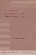 Cover: Husserl's Transcendental Phenomenology - Stanford University Press