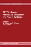 Cover: PET Studies on Amino Acid Metabolism and Protein Synthesis - Springer