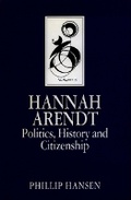 Cover: Hannah Arendt - Stanford University Press