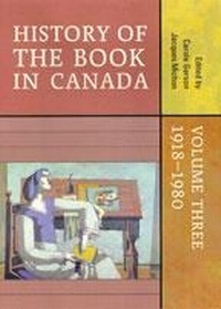 Enlarge image Cover: History of the Book in Canada - University of Toronto Press
