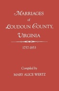 Cover: Marriages of Loudoun County, Virginia, 1757-1853 - Genealogical Publishing Company