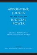 Cover: Appointing Judges in an Age of Judicial Power - University of Toronto Press