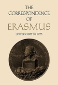Cover: The Correspondence of Erasmus - University of Toronto Press