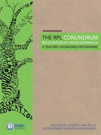 Enlarge image Cover: The RPL Conundrum - HSRC Press