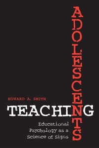 Enlarge image Cover: Teaching Adolescents - University of Toronto Press