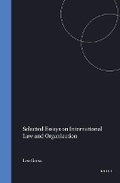 Cover: Selected essays on international law and organization - Kluwer Academic Publishers