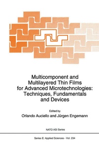 Enlarge image Cover: Multicomponent and Multilayered Thin Films for Advanced Microtechnologies: Techniques, Fundamentals and Devices - Kluwer Academic Publishers