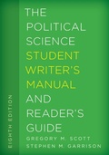 Cover: The Political Science Student Writer's Manual and Reader's Guide - Rowman & Littlefield Publishers