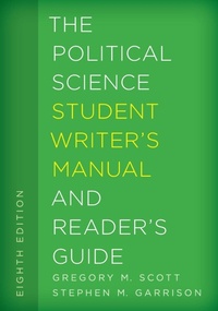 Enlarge image Cover: The Political Science Student Writer's Manual and Reader's Guide - Rowman & Littlefield Publishers