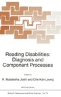 Cover: Reading Disabilities: Diagnosis and Component Processes - Kluwer Academic Publishers