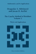 Cover: The Cauchy Method of Residues - Springer