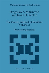 Enlarge image Cover: The Cauchy Method of Residues - Springer