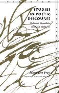 Cover: Studies in Poetic Discourse - Stanford University Press