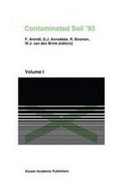 Enlarge image Cover: Contaminated Soil'93 - Kluwer Academic Publishers