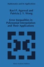 Cover: Error Inequalities in Polynomial Interpolation and Their Applications - Springer