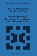 Cover: Error Inequalities in Polynomial Interpolation and Their Applications - Springer