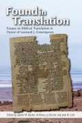 Cover: Found in Translation - Purdue University Press