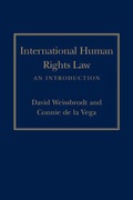 Cover: International Human Rights Law - University of Pennsylvania Press