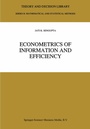 Cover: Econometrics of Information and Efficiency - Kluwer Academic Publishers