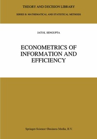 Enlarge image Cover: Econometrics of Information and Efficiency - Springer
