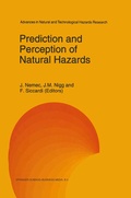 Cover: Prediction and Perception of Natural Hazards - Kluwer Academic Publishers