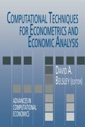 Cover: Computational Techniques for Econometrics and Economic Analysis - Kluwer Academic Publishers