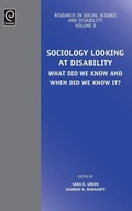 Cover: Sociology Looking at Disability - Emerald Group Publishing Limited