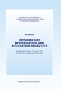 Cover: Offshore Site Investigation and Foundation Behaviour - Springer