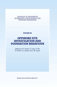 Enlarge image Cover: Offshore Site Investigation and Foundation Behaviour - Springer