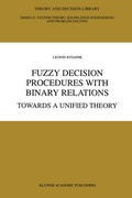 Cover: Fuzzy Decision Procedures with Binary Relations - Springer