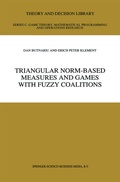 Cover: Triangular Norm-Based Measures and Games with Fuzzy Coalitions - Kluwer Academic Publishers