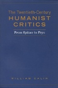 Cover: Twentieth-Century Humanist Critics - University of Toronto Press