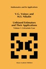 Cover: Unbiased Estimators and Their Applications - Kluwer Academic Publishers