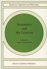 Abbildung von: Semantics and The Lexicon - Kluwer Academic Publishers