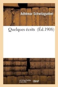 Cover: Quelques ?crits - Hachette Livre - Bnf