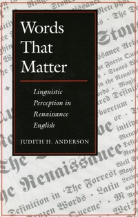 Abbildung von: Words That Matter - Stanford University Press
