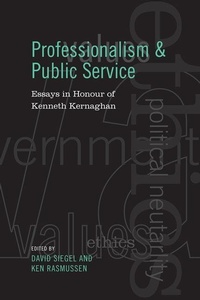 Enlarge image Cover: Professionalism and Public Service - University of Toronto Press