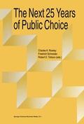 Cover: The Next Twenty-five Years of Public Choice - Springer