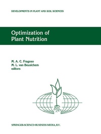 Abbildung von: Optimization of Plant Nutrition - Kluwer Academic Publishers