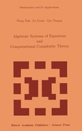 Cover: Algebraic Systems of Equations and Computational Complexity Theory - Springer