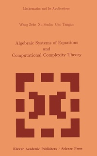 Enlarge image Cover: Algebraic Systems of Equations and Computational Complexity Theory - Springer