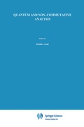 Cover: Quantum and Non-Commutative Analysis - Springer