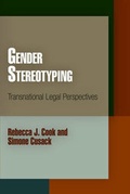 Cover: Gender Stereotyping - University of Pennsylvania Press