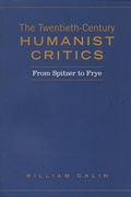 Cover: Twentieth-Century Humanist Critics - University of Toronto Press