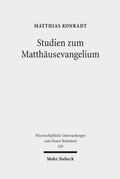 Cover: Studien zum Matth&auml;usevangelium - Mohr Siebeck
