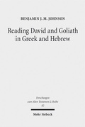 Cover: Reading David and Goliath in Greek and Hebrew - Mohr Siebeck