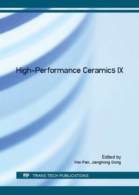 Enlarge image Cover: High-Performance Ceramics IX - Trans Tech Publications Ltd