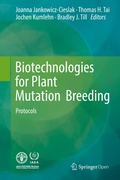 Cover: Biotechnologies for Plant Mutation Breeding - Springer