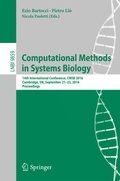 Cover: Computational Methods in Systems Biology - Springer